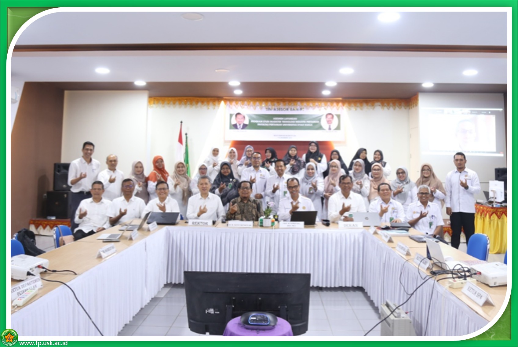 Pelaksanaan Asesmen Lapangan Akreditasi Program Studi Diploma Budidaya Peternakan & Magister Teknologi Industri Pertanian, Fakultas Pertanian Universitas Syiah Kuala