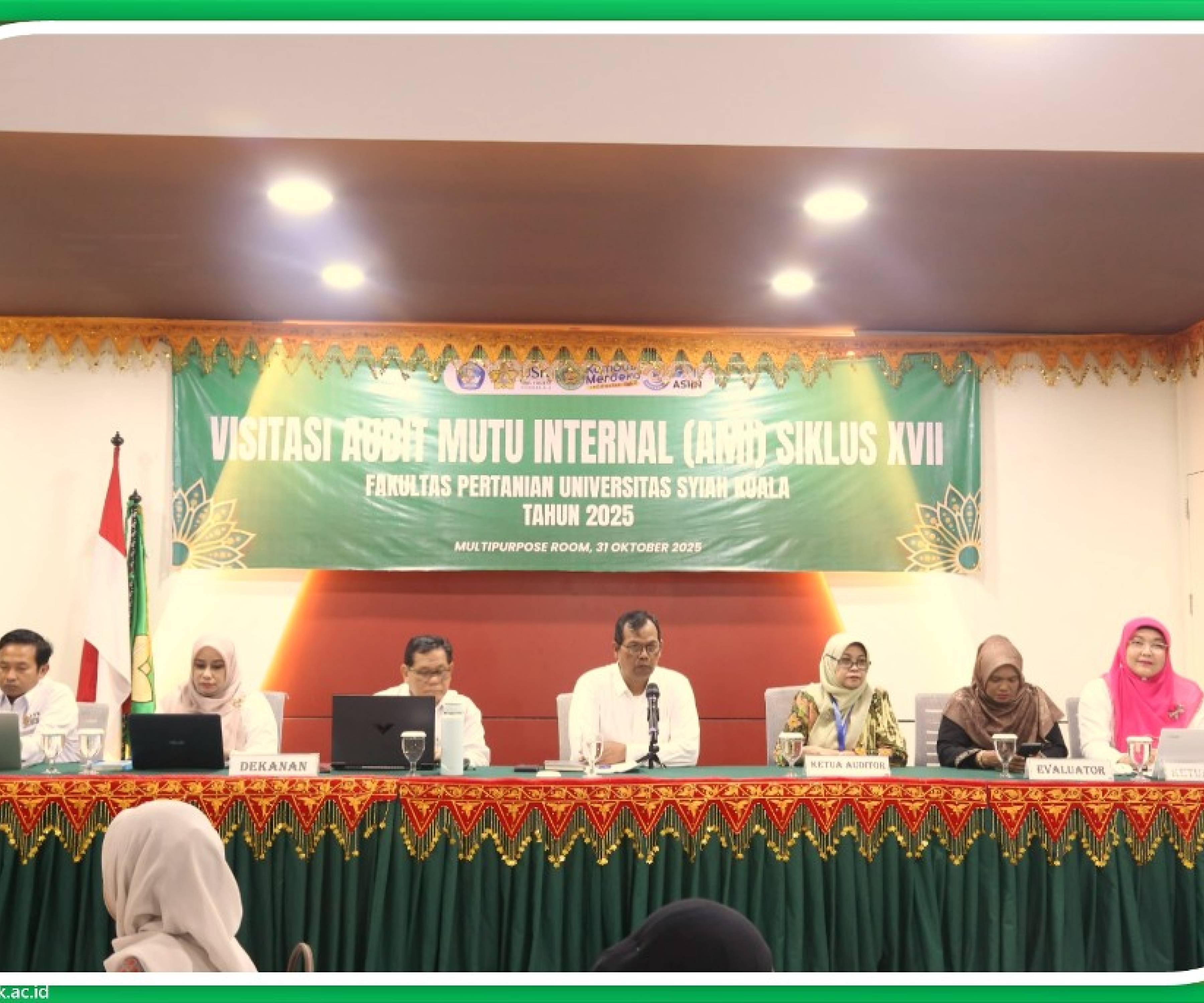Audit Mutu Internal Siklus XVII 2025 di Fakultas Pertanian USK: Tingkatkan Kualitas Pendidikan melalui Evaluasi Mutu Menyeluruh