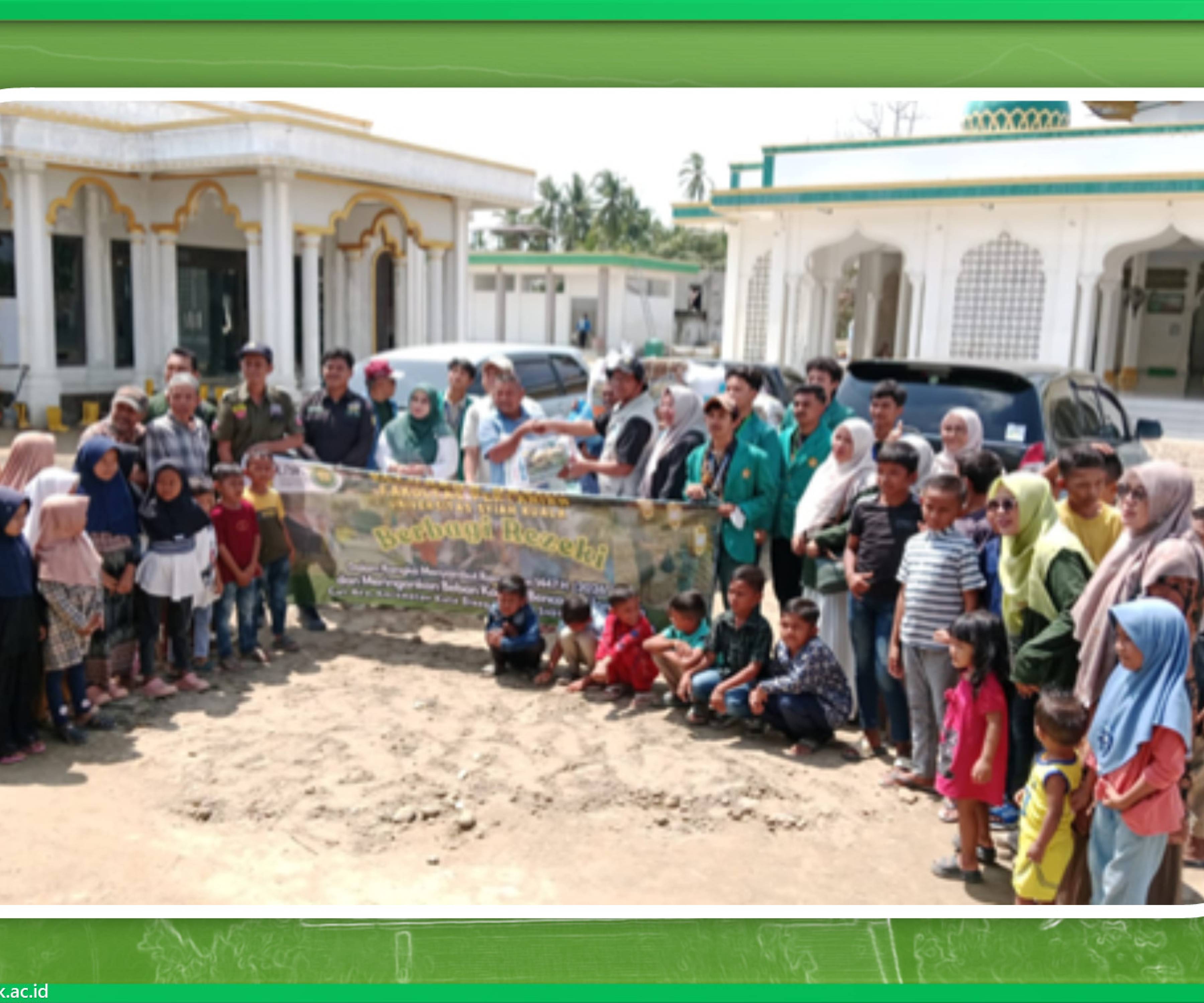 Fakultas Pertanian USK Berbagi Rezeki Sambut Ramadhan, Bantu Penyintas Banjir di Bireuen